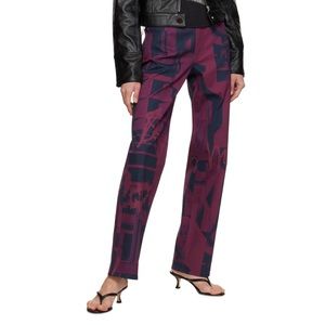 Miaou Burgundy Fargo Pant, sz S